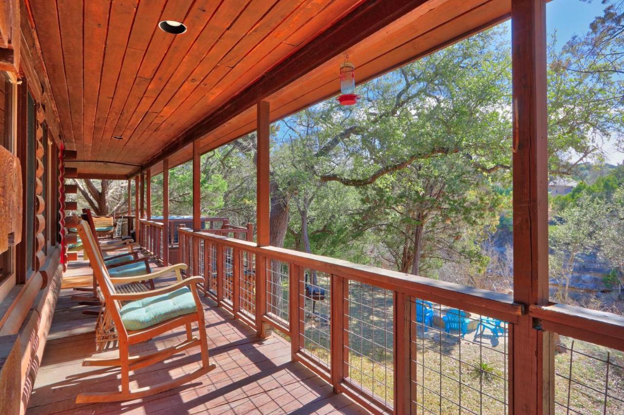 Falls Log Home Wimberley Exterior photo